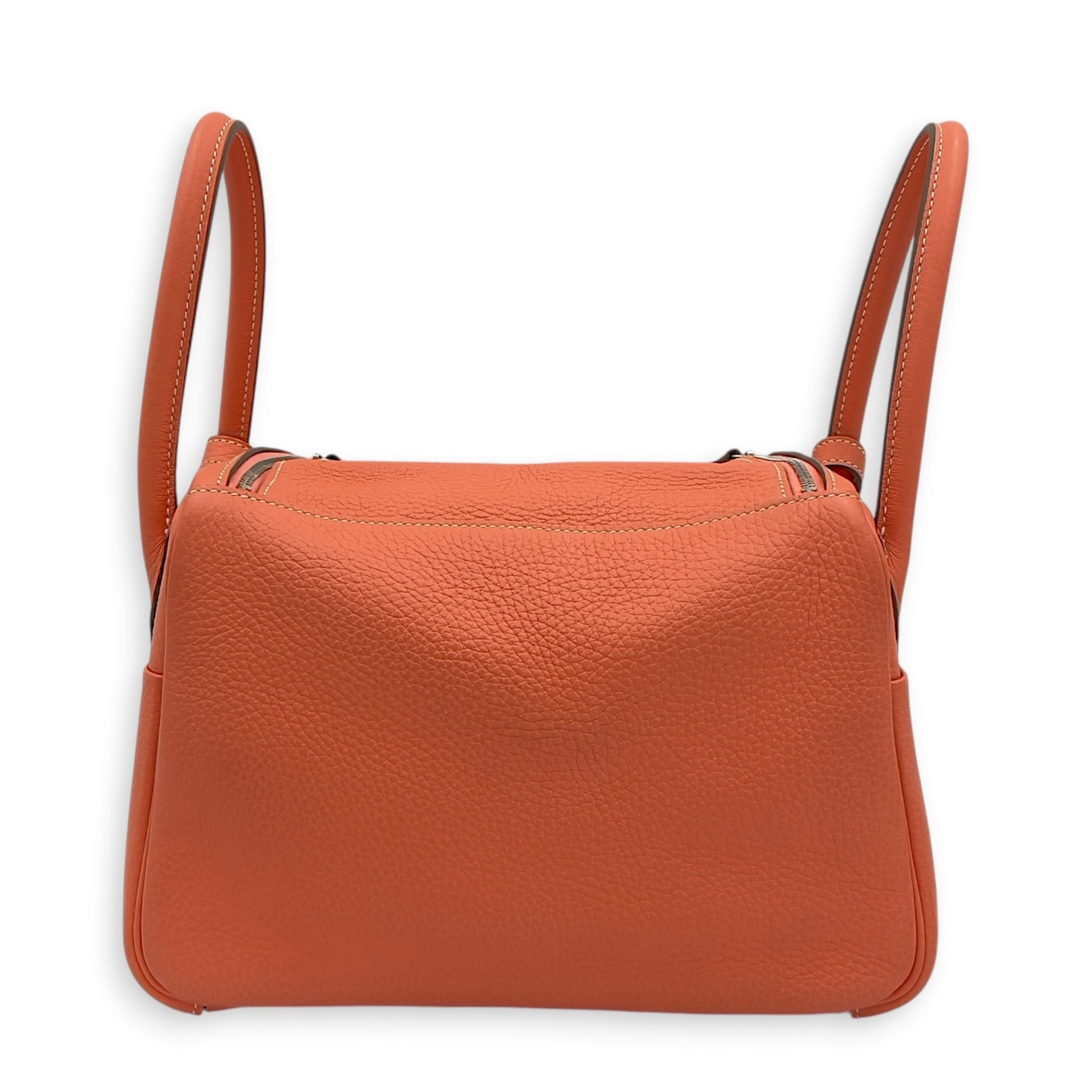 Lindy 26 Crevette Shoulder Bag in Clemence, Silver hardware
