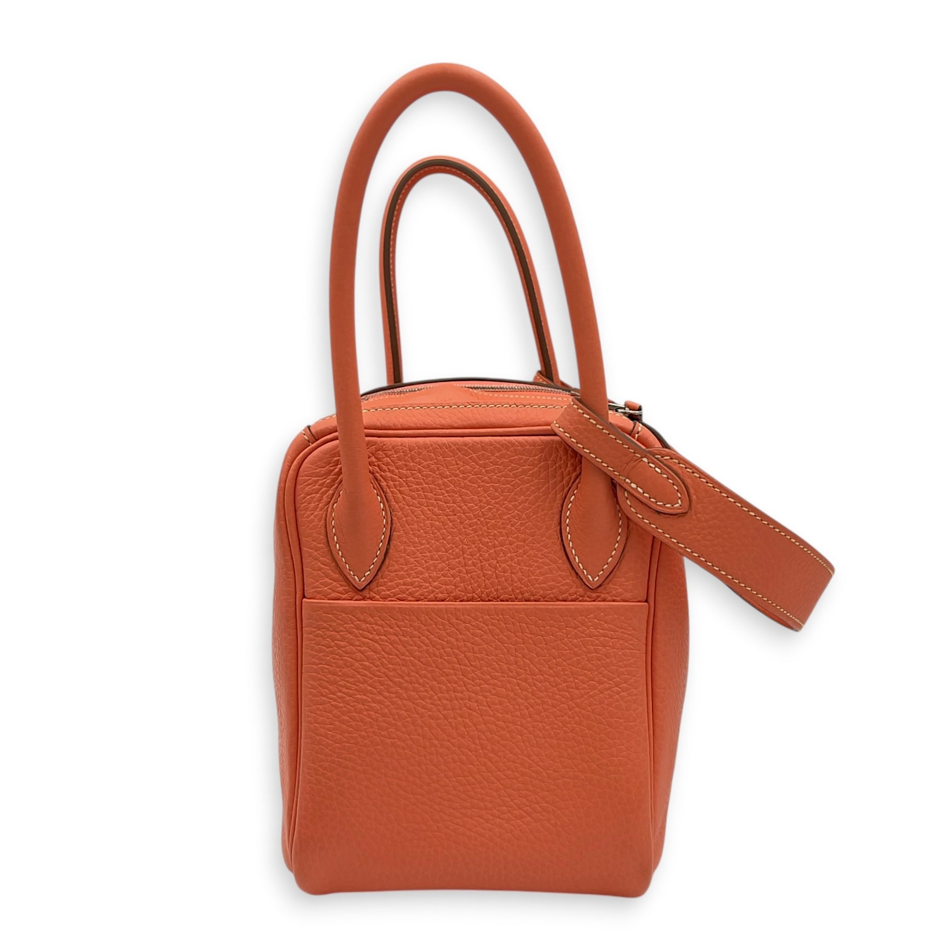 Lindy 26 Crevette Shoulder Bag in Clemence, Silver hardware