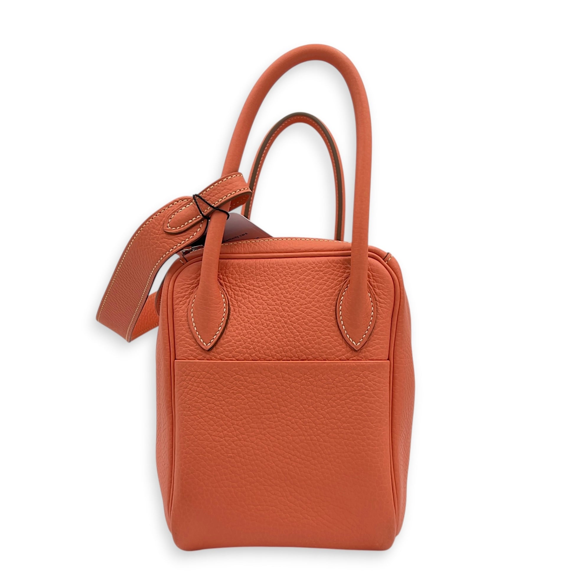 Lindy 26 Crevette Shoulder Bag in Clemence, Silver hardware