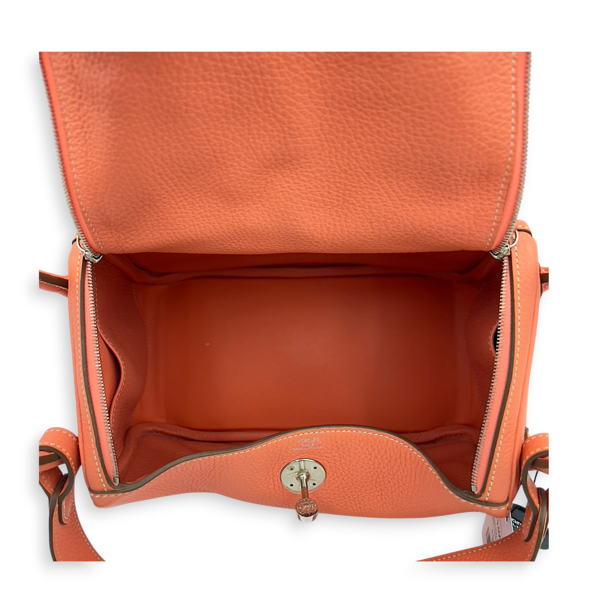 Lindy 26 Crevette Shoulder Bag in Clemence, Silver hardware