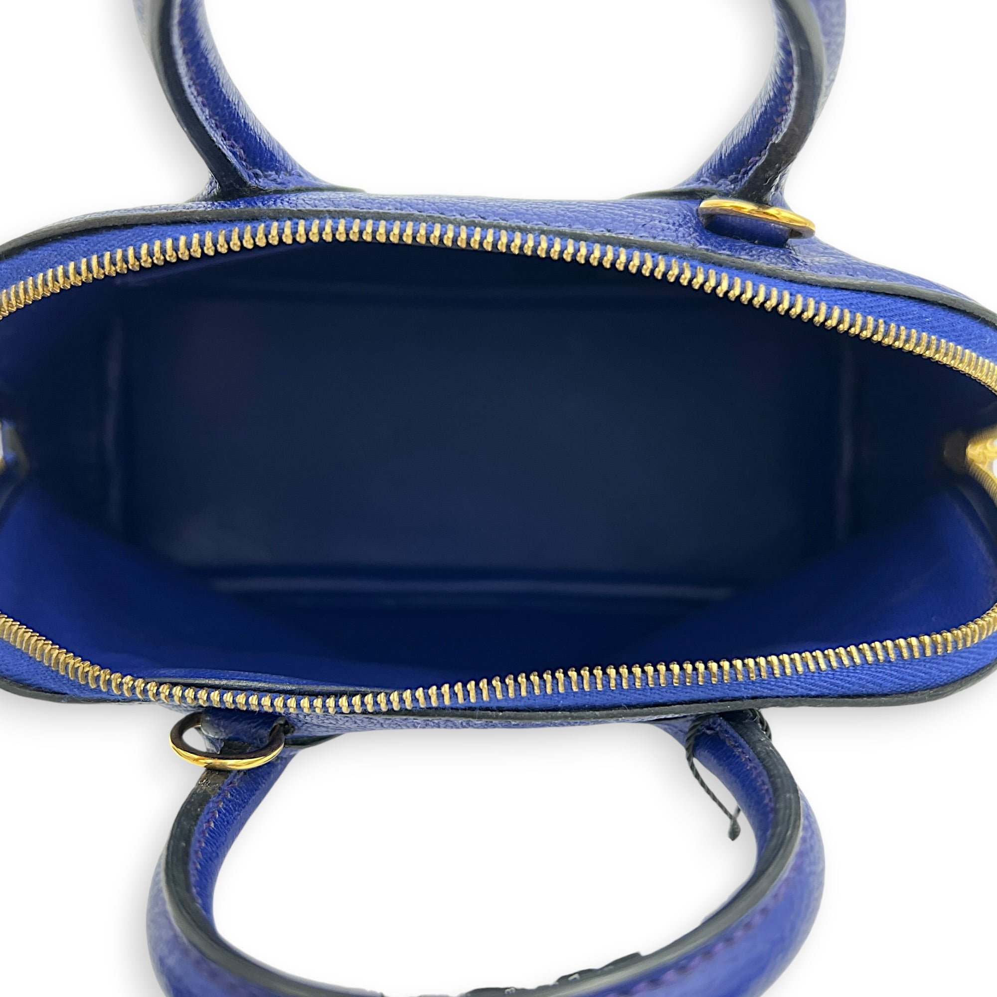 Bolide 1923 Blue Electric in Chevre Mysore, Gold hardware