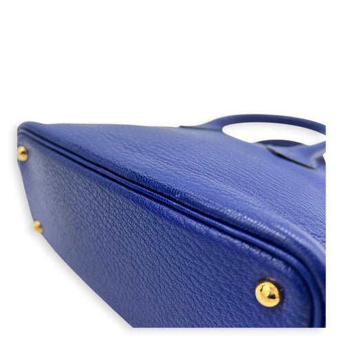 Bolide 1923 Blue Electric in Chevre Mysore, Gold hardware