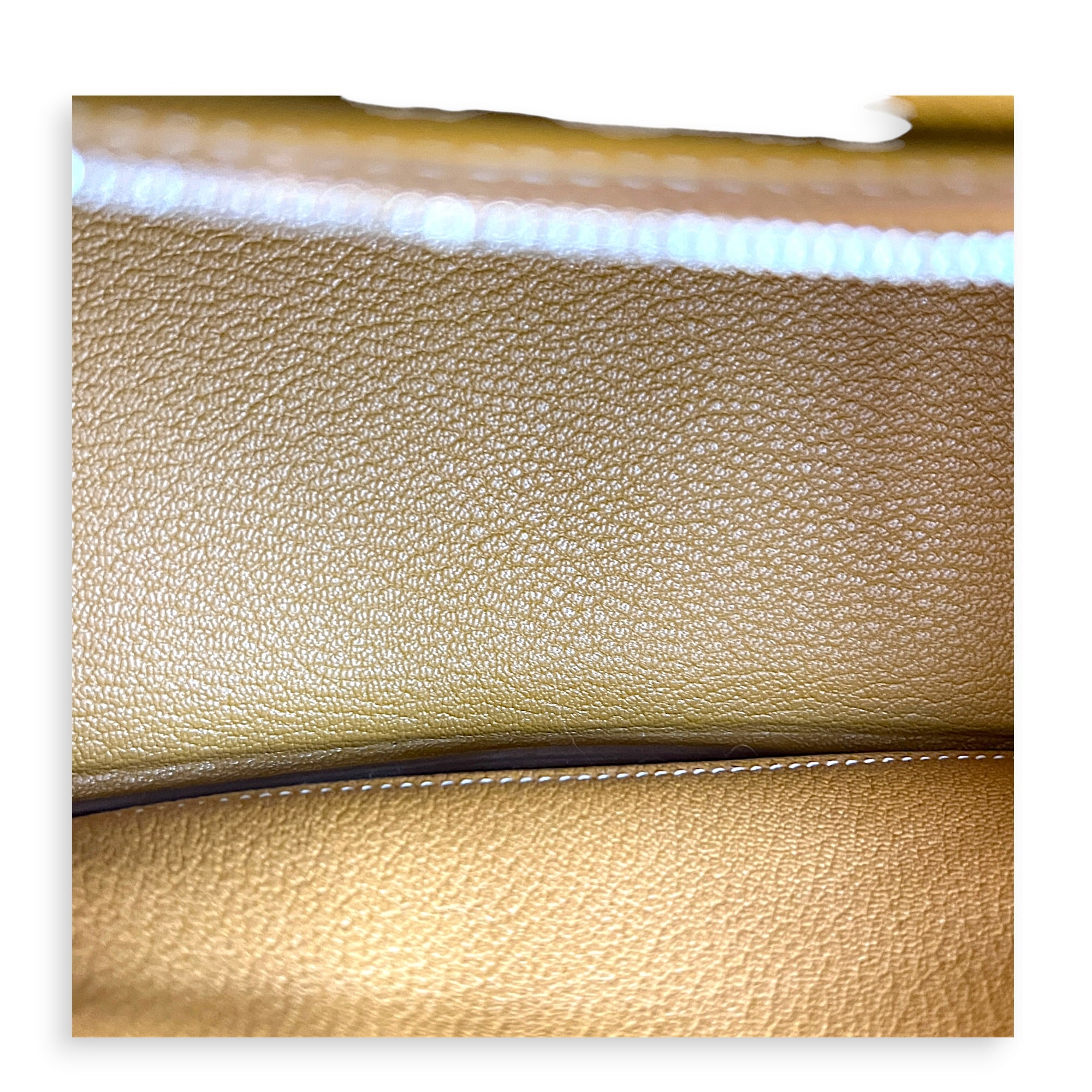 Birkin 25 Natural Sable Top Handle Bag in Togo, Palladium hardware