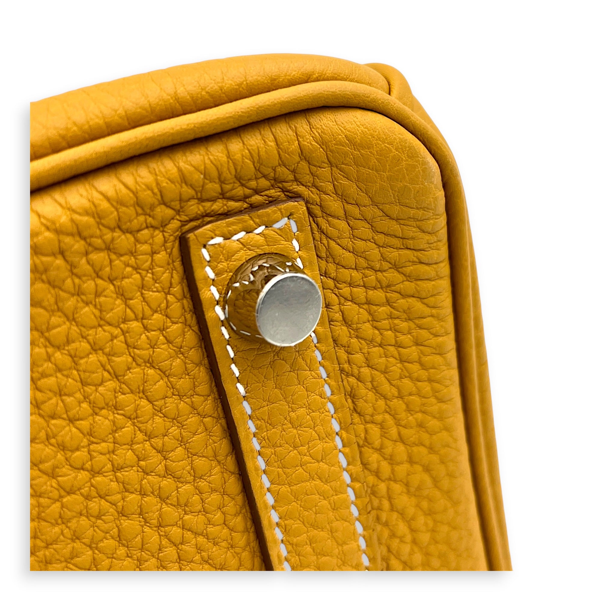 Birkin 25 Natural Sable Top Handle Bag in Togo, Palladium hardware