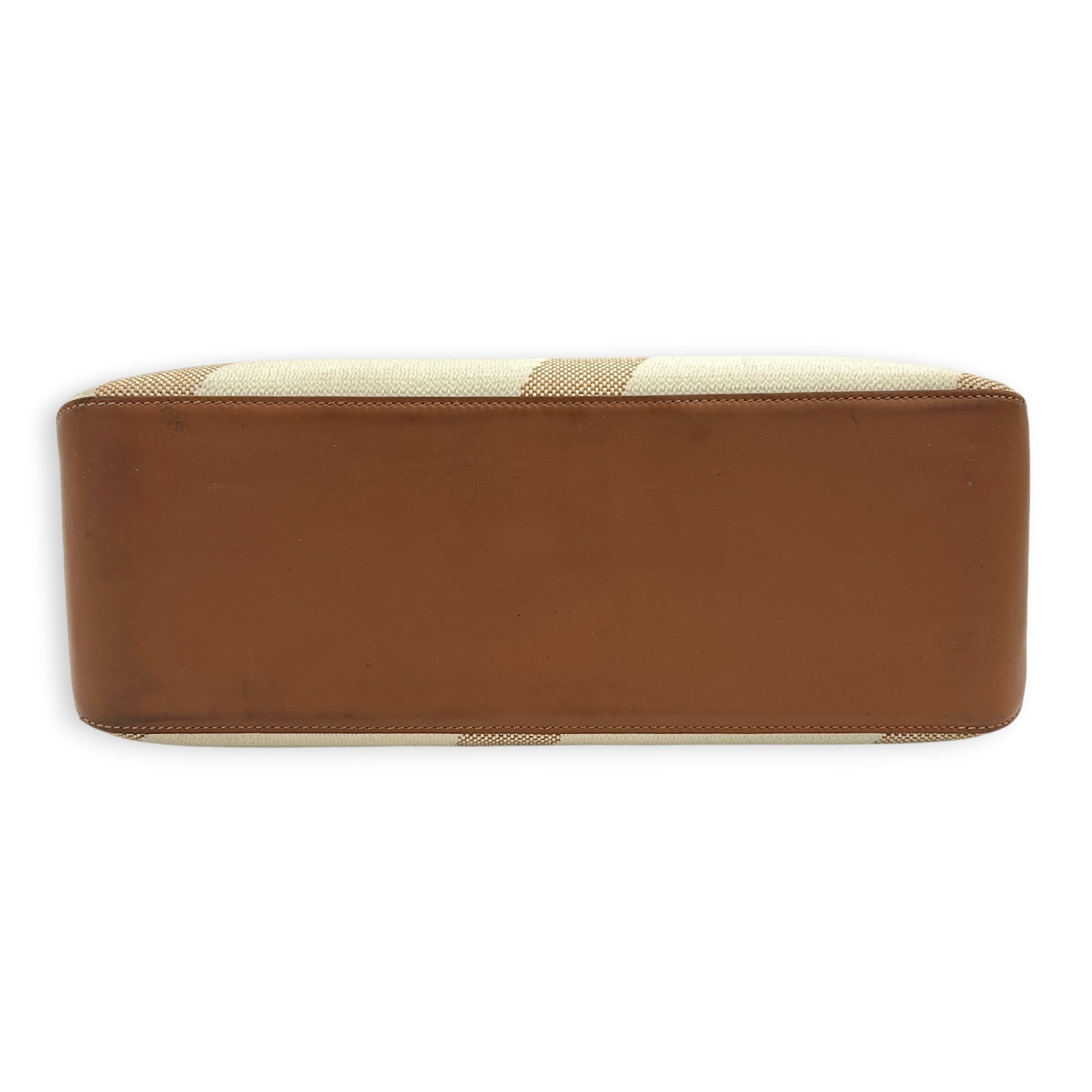 Cabas H White in Canvas