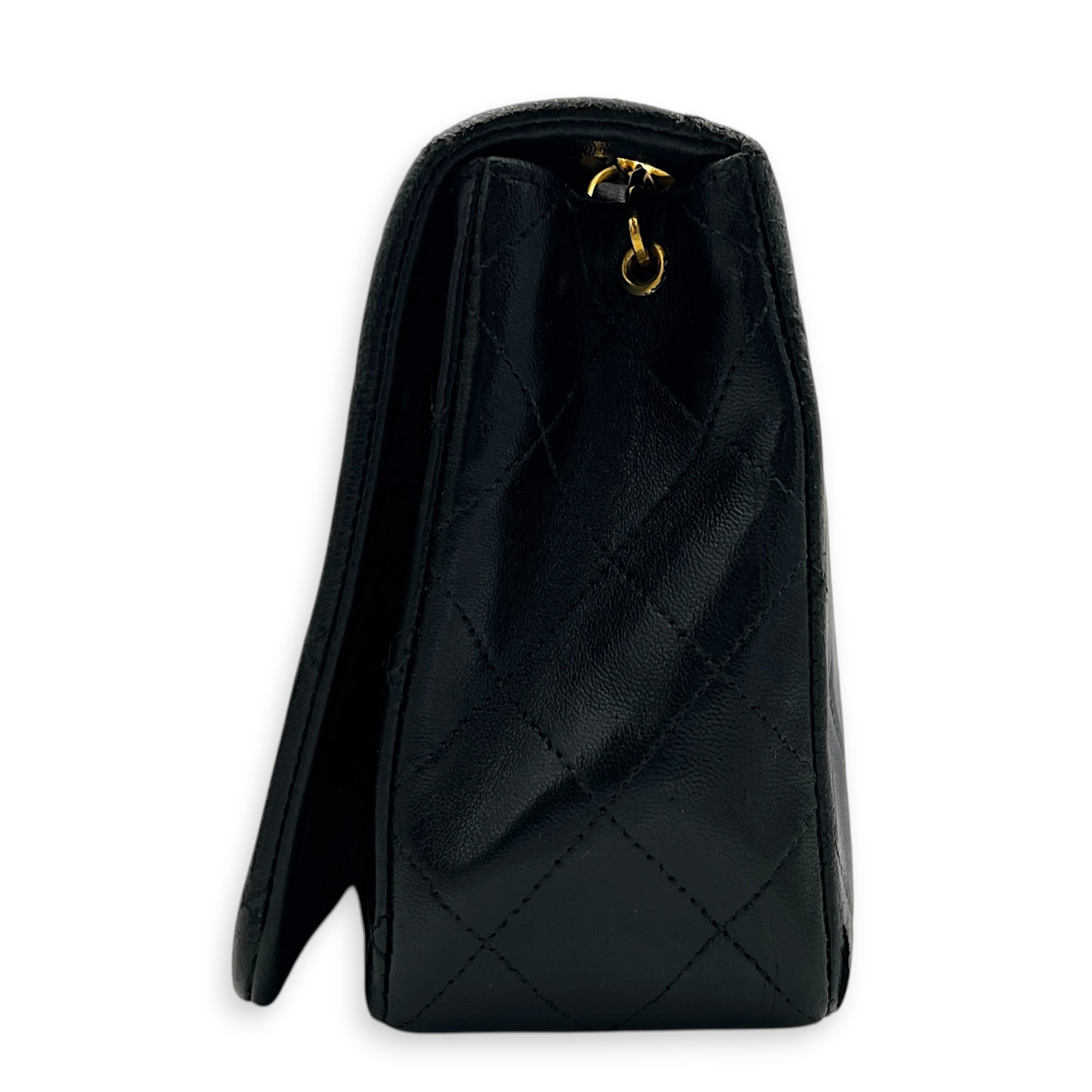 CC Vintage Black (retouched) Crossbody Bag in Lambskin, Gold hardware