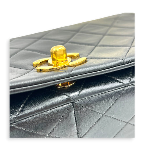 CC Vintage Black (retouched) Crossbody Bag in Lambskin, Gold hardware