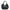 Mahina Shoulder Bag Black in Calfskin, Gold hardware