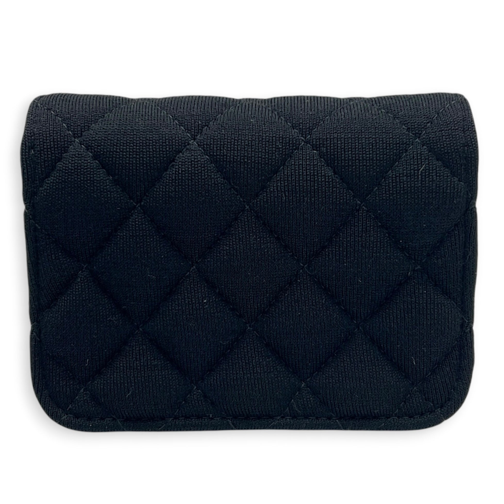 CC Crossbody Bag Black in Jersey, Gold hardware