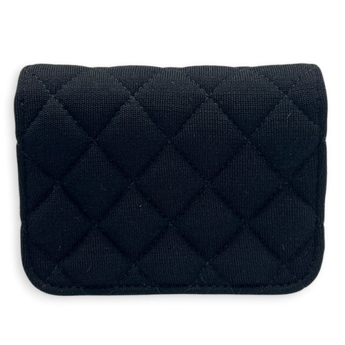 CC Crossbody Bag Black in Jersey, Gold hardware