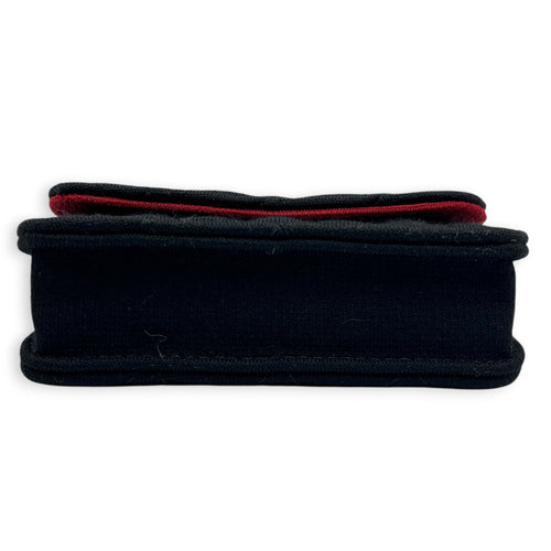 CC Crossbody Bag Black in Jersey, Gold hardware