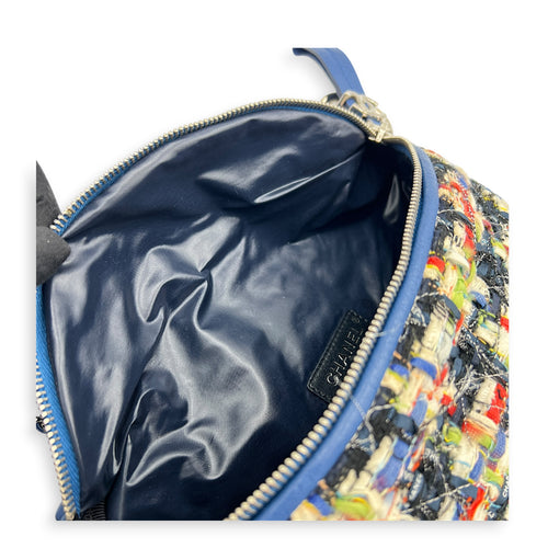 Logo Waist Bag Multi-colour in Tweed, Silver hardware