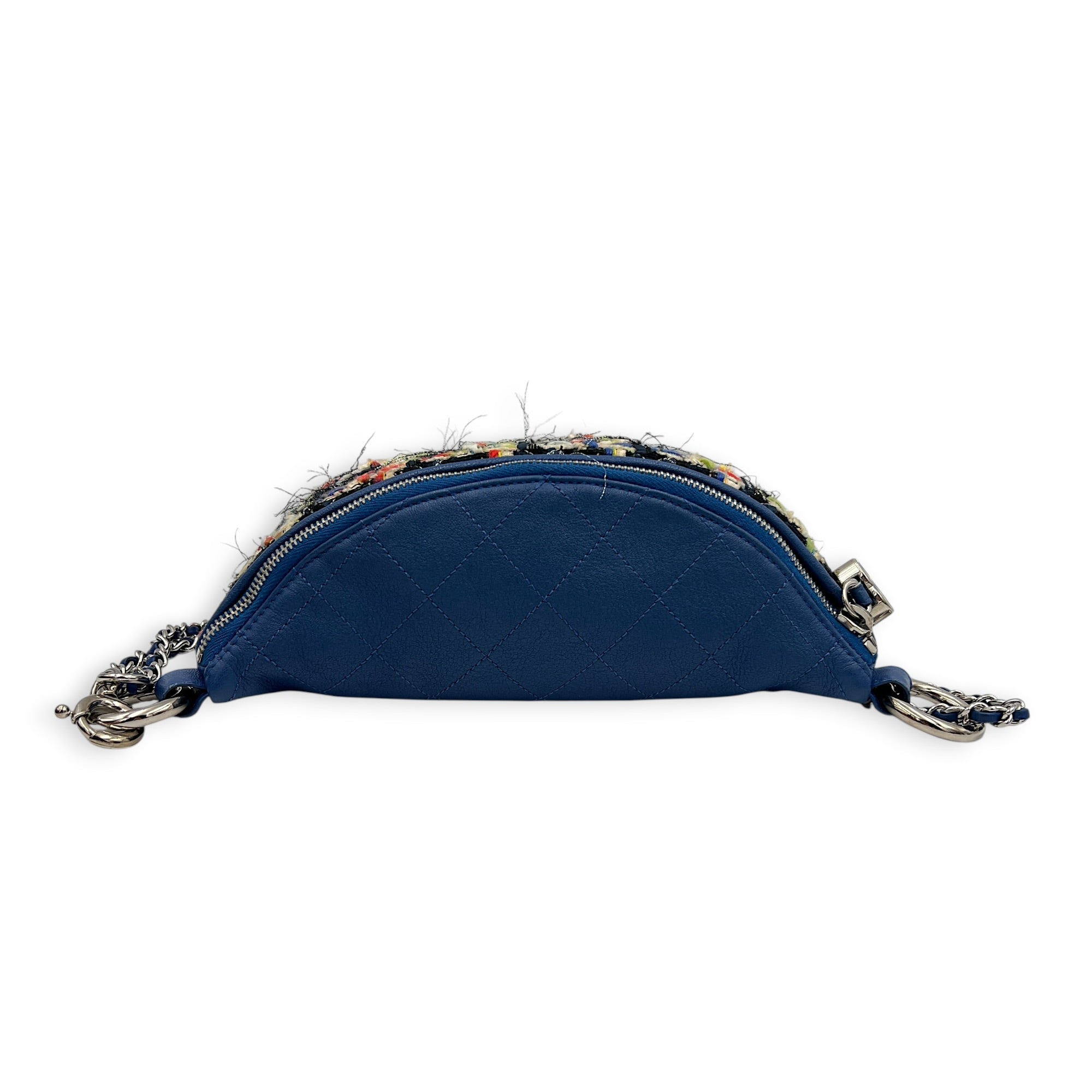 Logo Waist Bag Multi-colour in Tweed, Silver hardware
