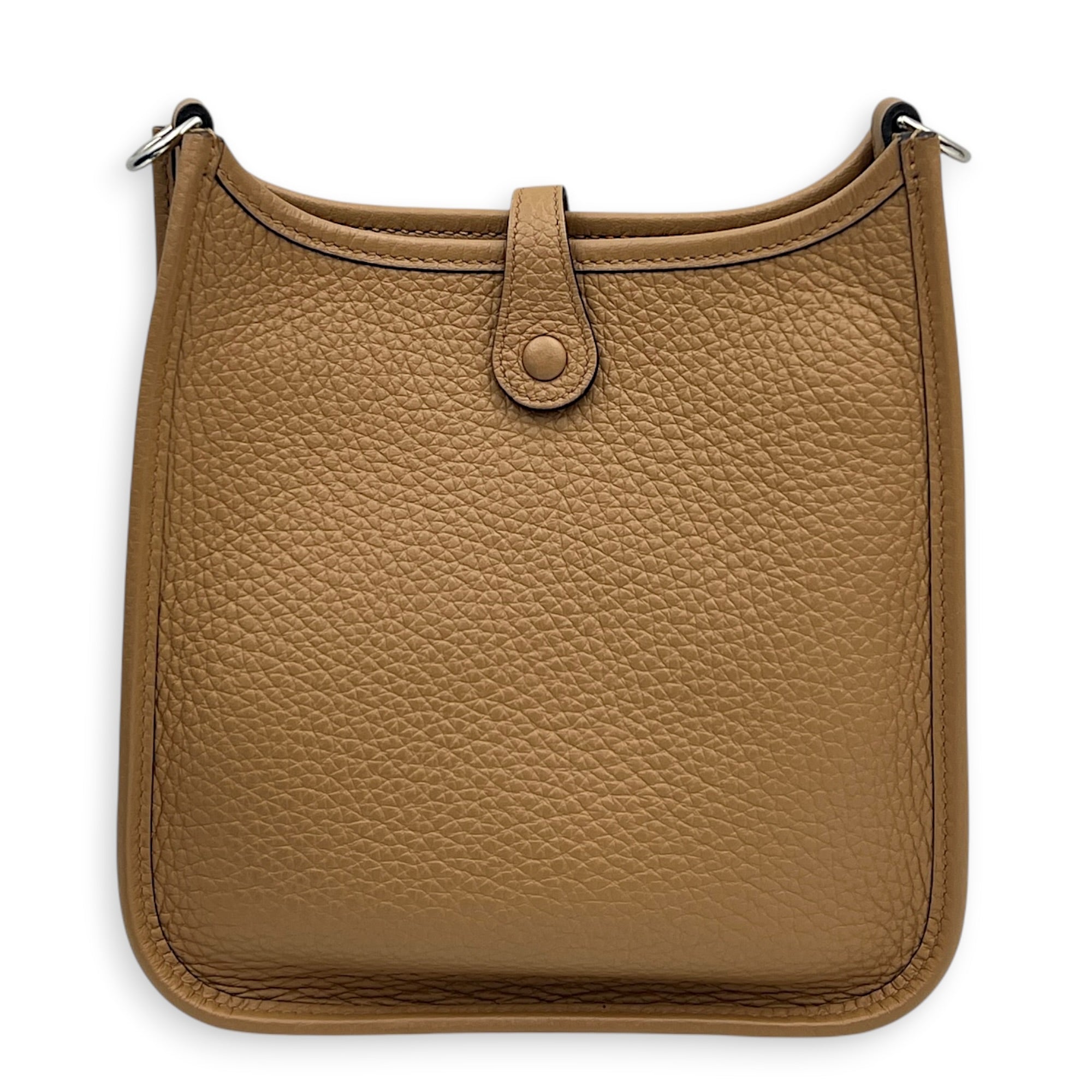 Evelyne Mini Biscuit Crossbody Bag in Clemence, Gold hardware