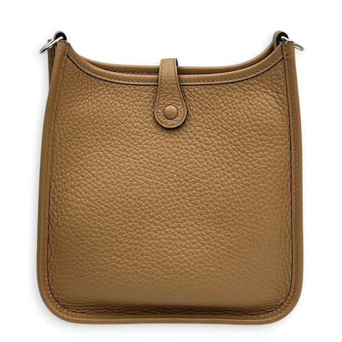 Evelyne Mini Biscuit Crossbody Bag in Clemence, Gold hardware