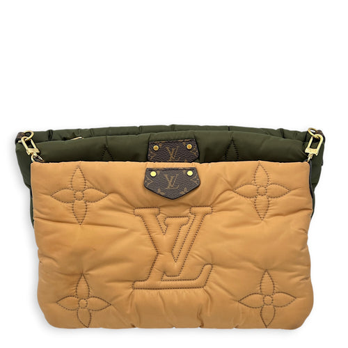 Multi-Pochette Accessoires Shoulder Bag Multi-colour in Nylon, Gold hardware