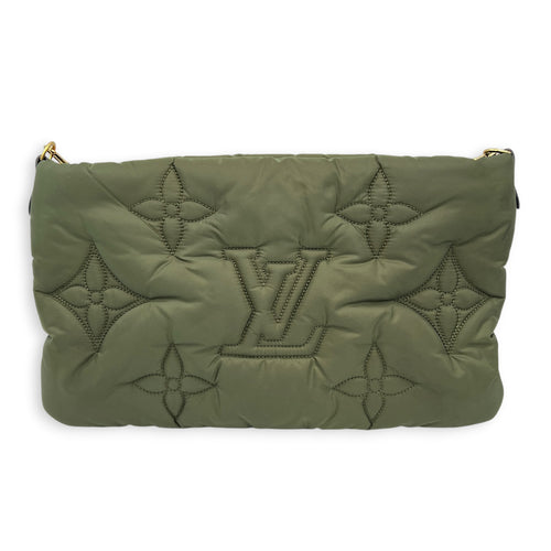 Multi-Pochette Accessoires Shoulder Bag Multi-colour in Nylon, Gold hardware