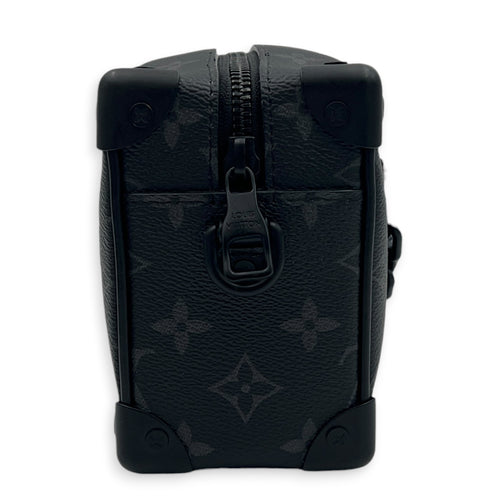 Soft Trunk Shoulder Bag Mini Monogram Eclipse in Canvas, Black hardware