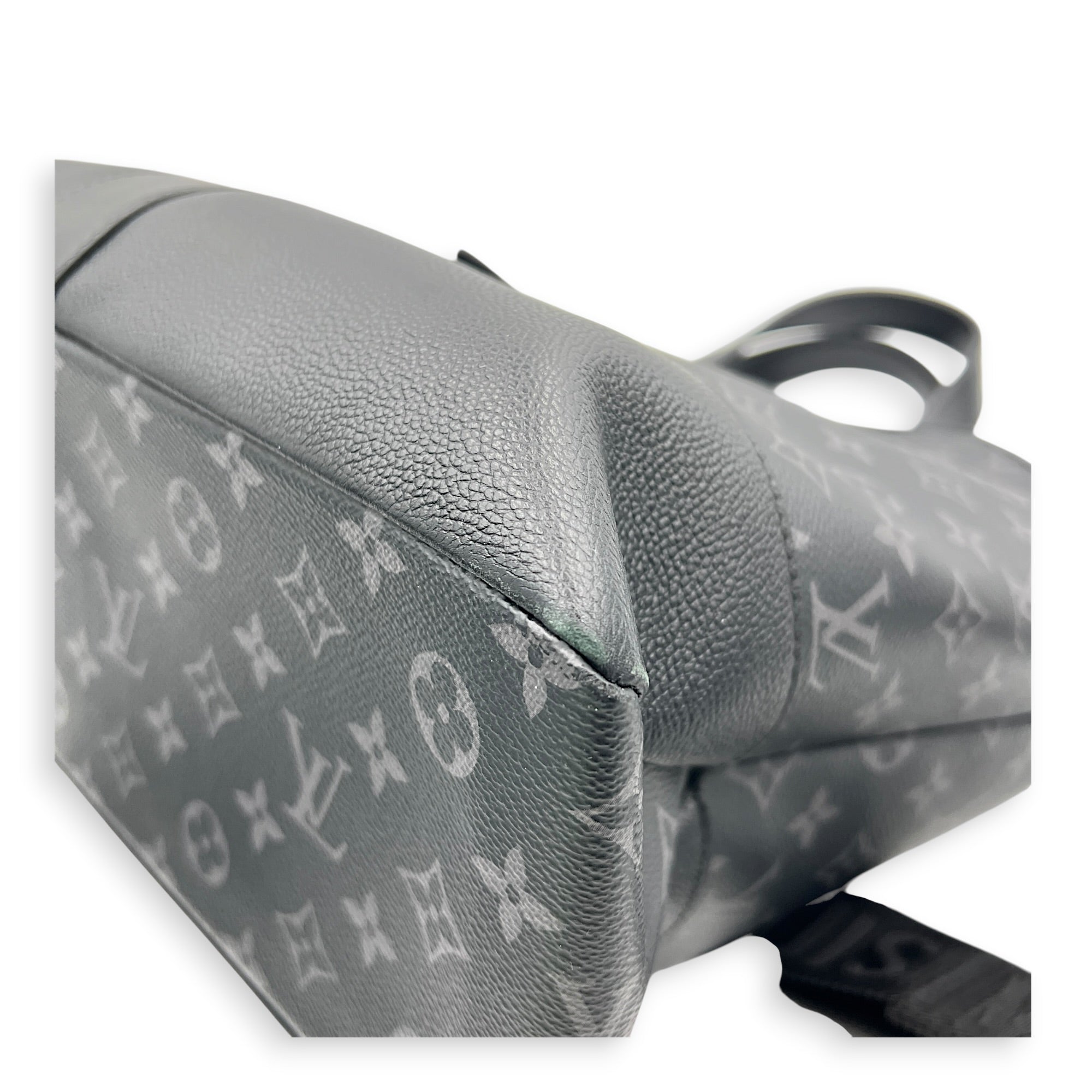 Saumur Tote Bag Monogram Eclipse in Canvas, Black hardware