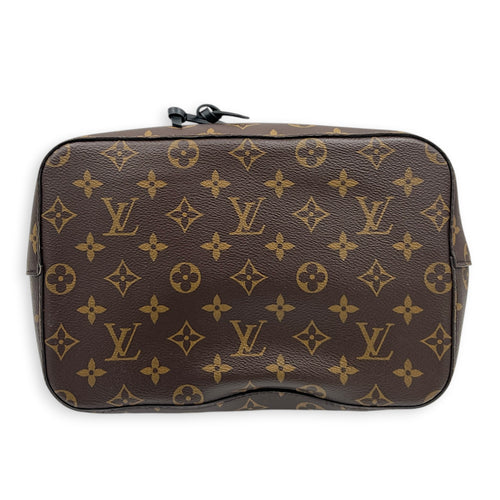NeoNoe Shoulder Bag Brown in Coated Canvas, Gold hardware