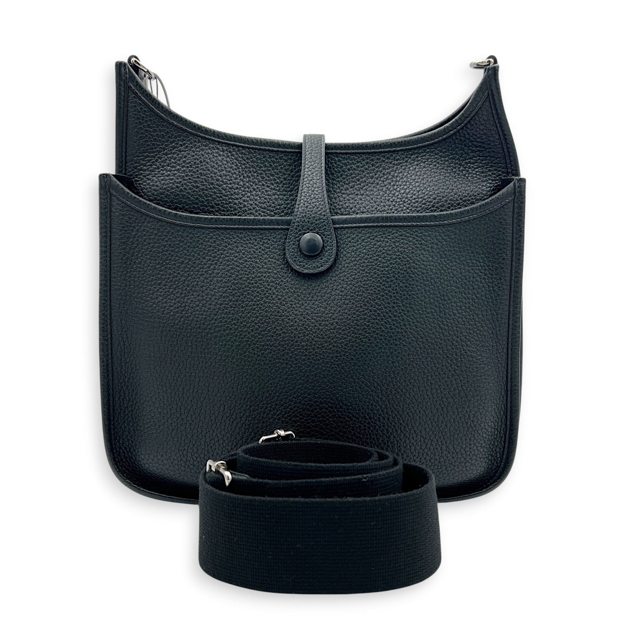 Evelyne III Black in Clemence, Palladium hardware