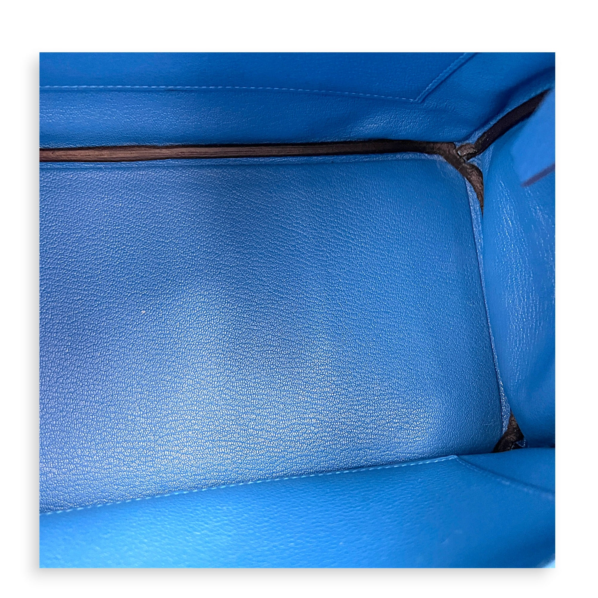 Birkin 30 Bleu Frida Top Handle Bag in Clemence, Gold hardware