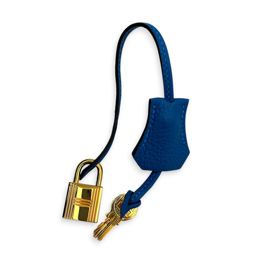 Birkin 30 Bleu Frida Top Handle Bag in Clemence, Gold hardware