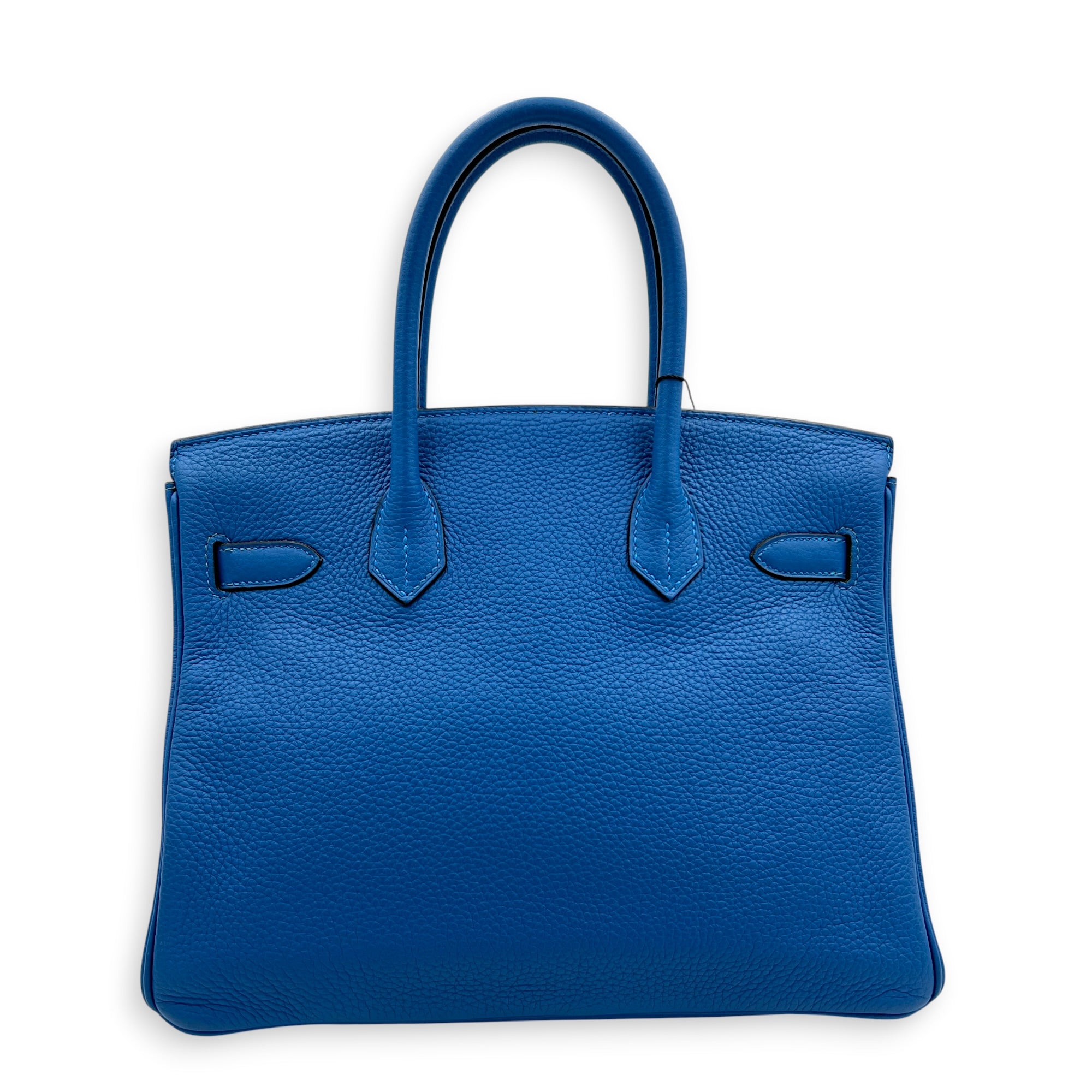 Birkin 30 Bleu Frida Top Handle Bag in Clemence, Gold hardware