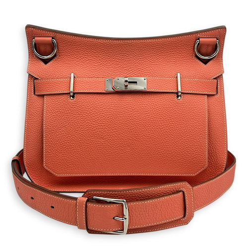 Jypsiere 31 Crevette Crossbody Bag in Clemence, Palladium hardware