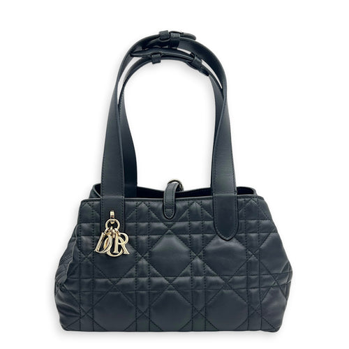Toujours Top Handle Bag Small Gold in Calfskin, Gold hardware