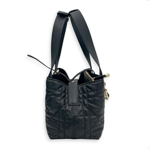 Toujours Top Handle Bag Small Gold in Calfskin, Gold hardware