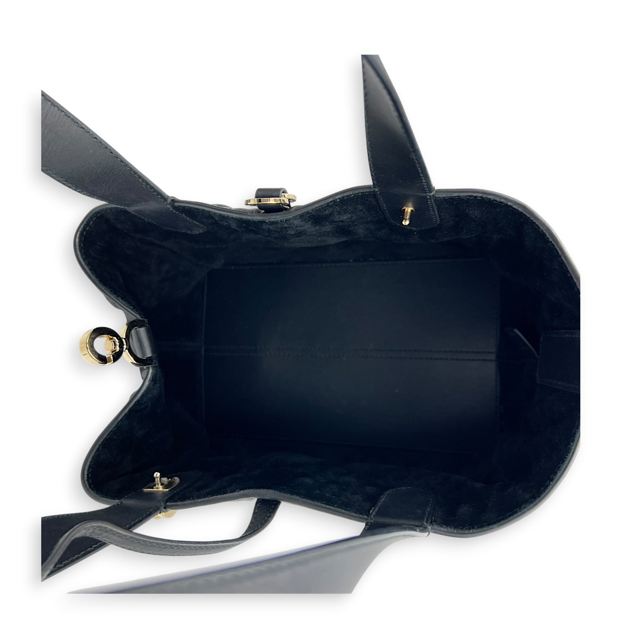 Toujours Top Handle Bag Small Gold in Calfskin, Gold hardware