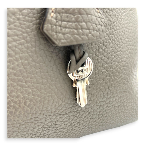 Bolide 35 Etain Top Handle Bag in Clemence, Palladium hardware