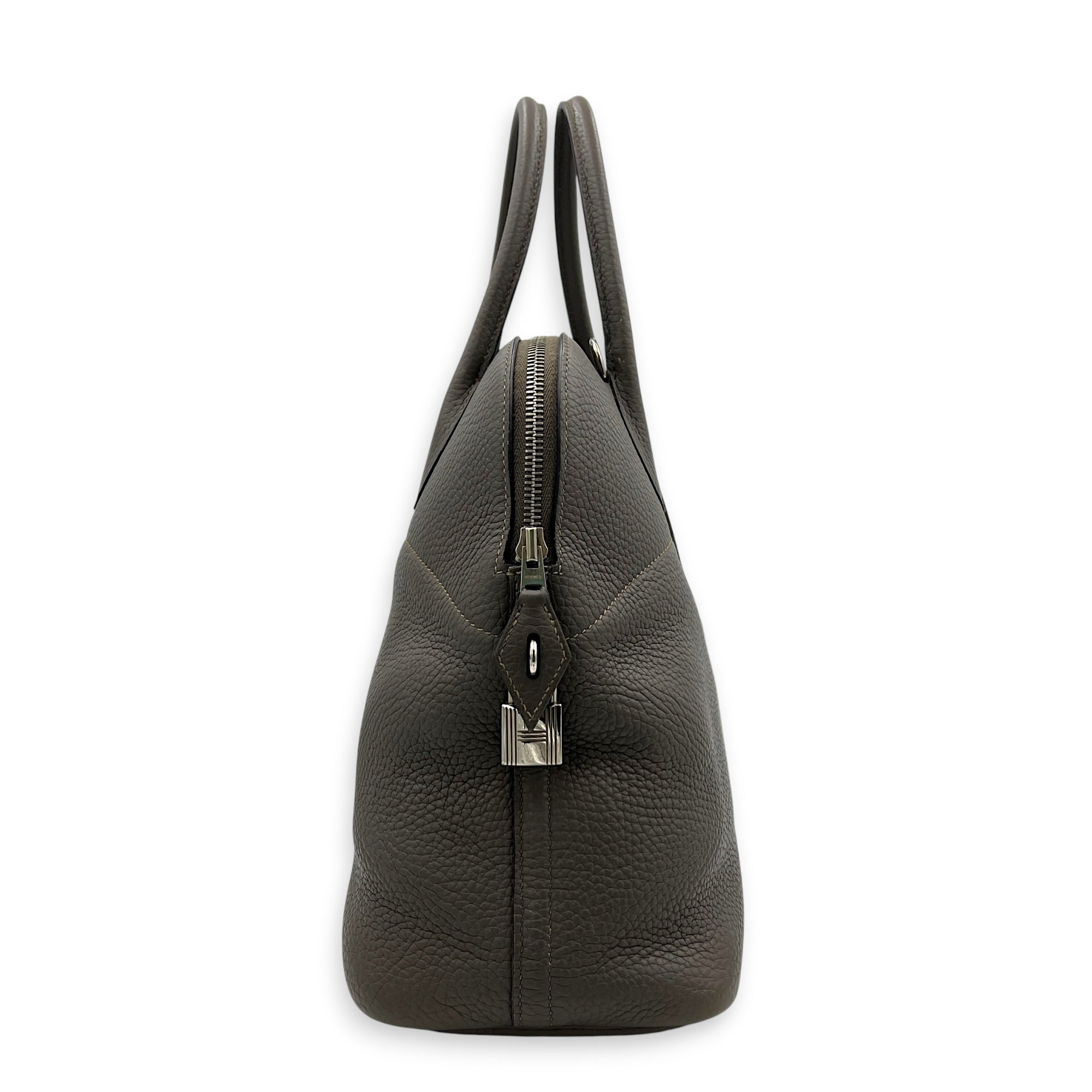 Bolide 35 Etain Top Handle Bag in Clemence, Palladium hardware