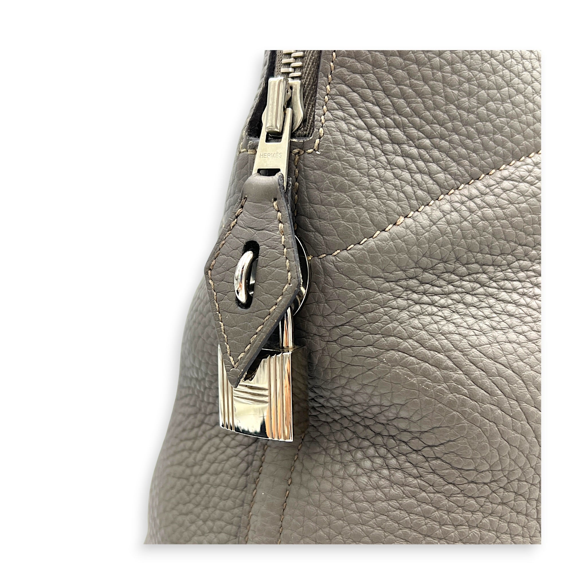 Bolide 35 Etain Top Handle Bag in Clemence, Palladium hardware