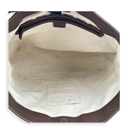 SupremeCarrier Soft Tote Bag Grey in Coated Canvas, Gold hardware