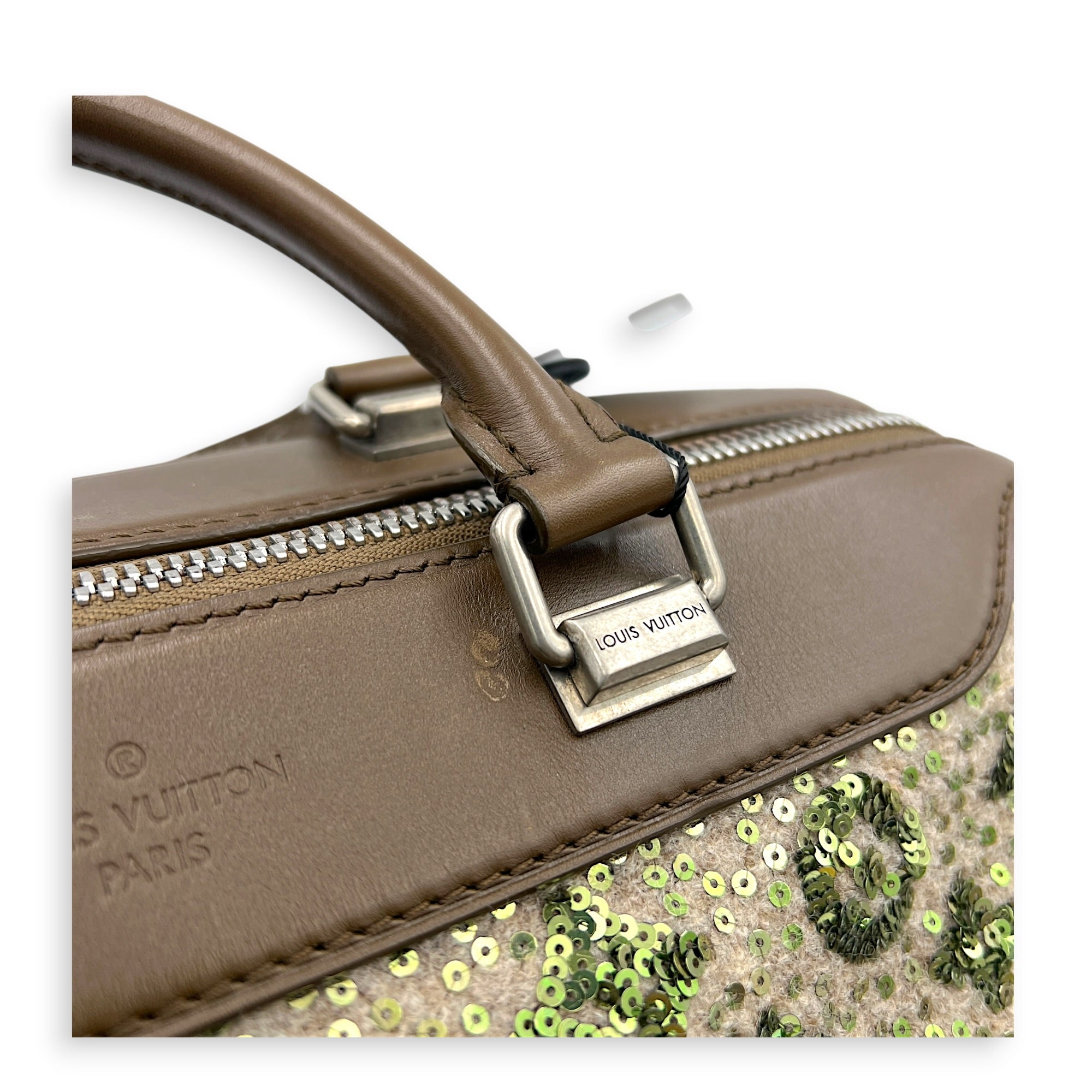 Speedy 30 Multi-colour Monogram Sunshine Express in Wool, Silver hardware