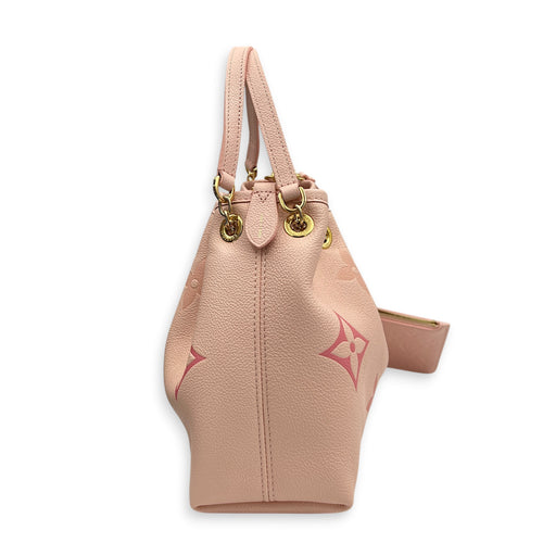 Bundle Shoulder Bag Pink in Monogram Empreinte Leather, Gold hardware
