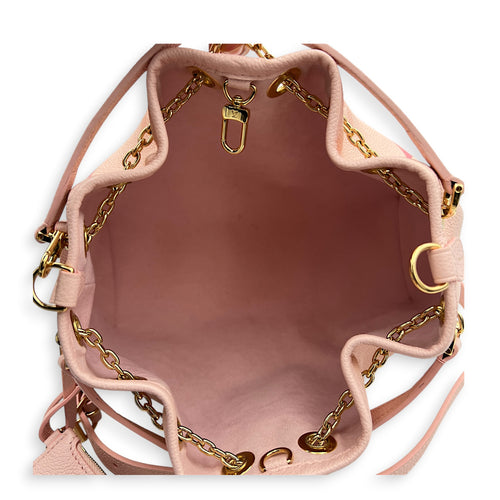 Bundle Shoulder Bag Pink in Monogram Empreinte Leather, Gold hardware