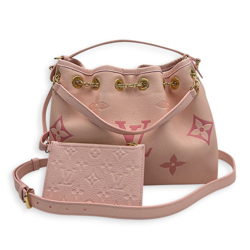 Bundle Shoulder Bag Pink in Monogram Empreinte Leather, Gold hardware