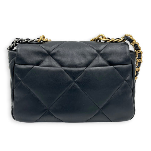 C19 Shoulder Bag Black in Lambskin, Mixed hardware
