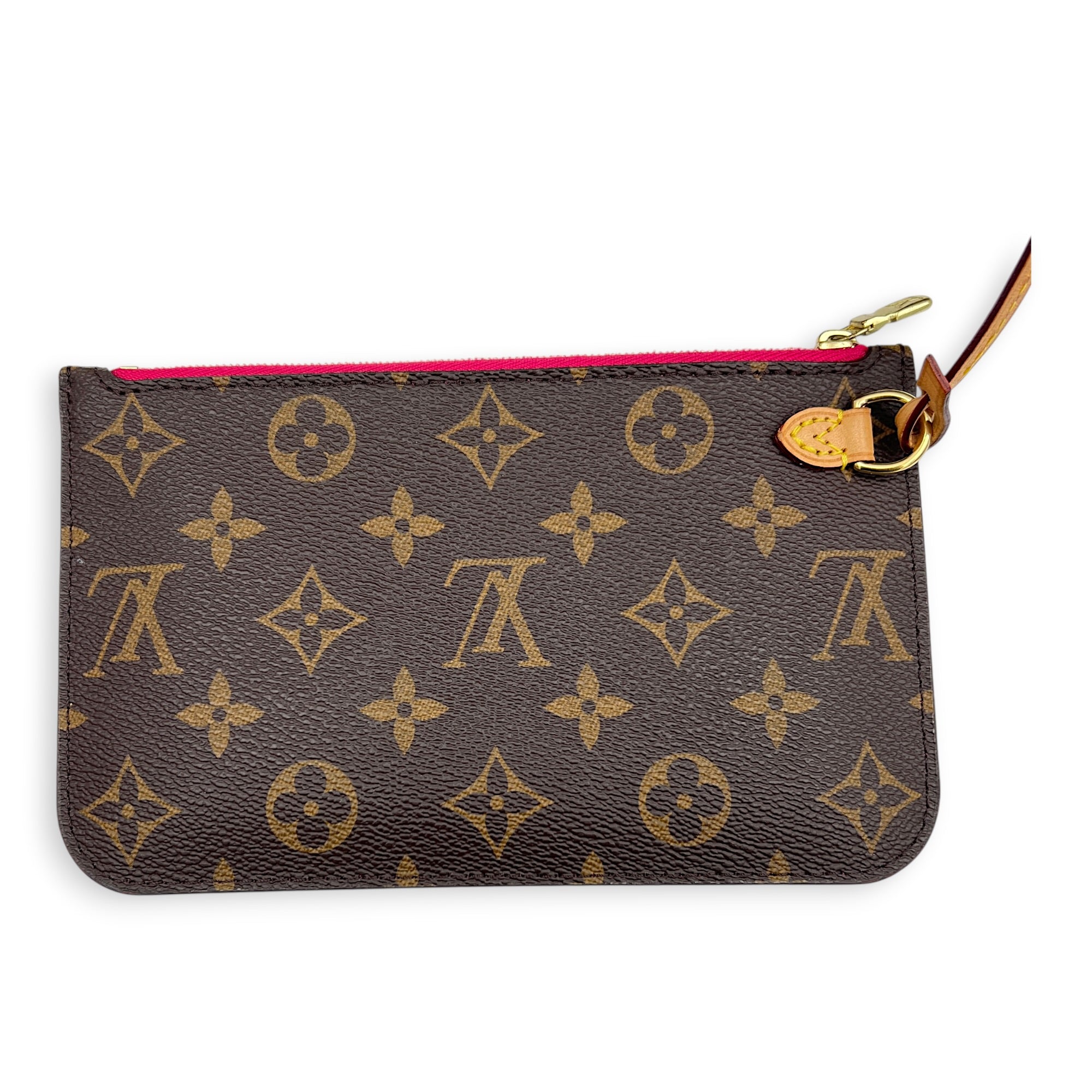 Neverfull Tote Bag PM Brown in Monogram Coated Canvas, Gold hardware