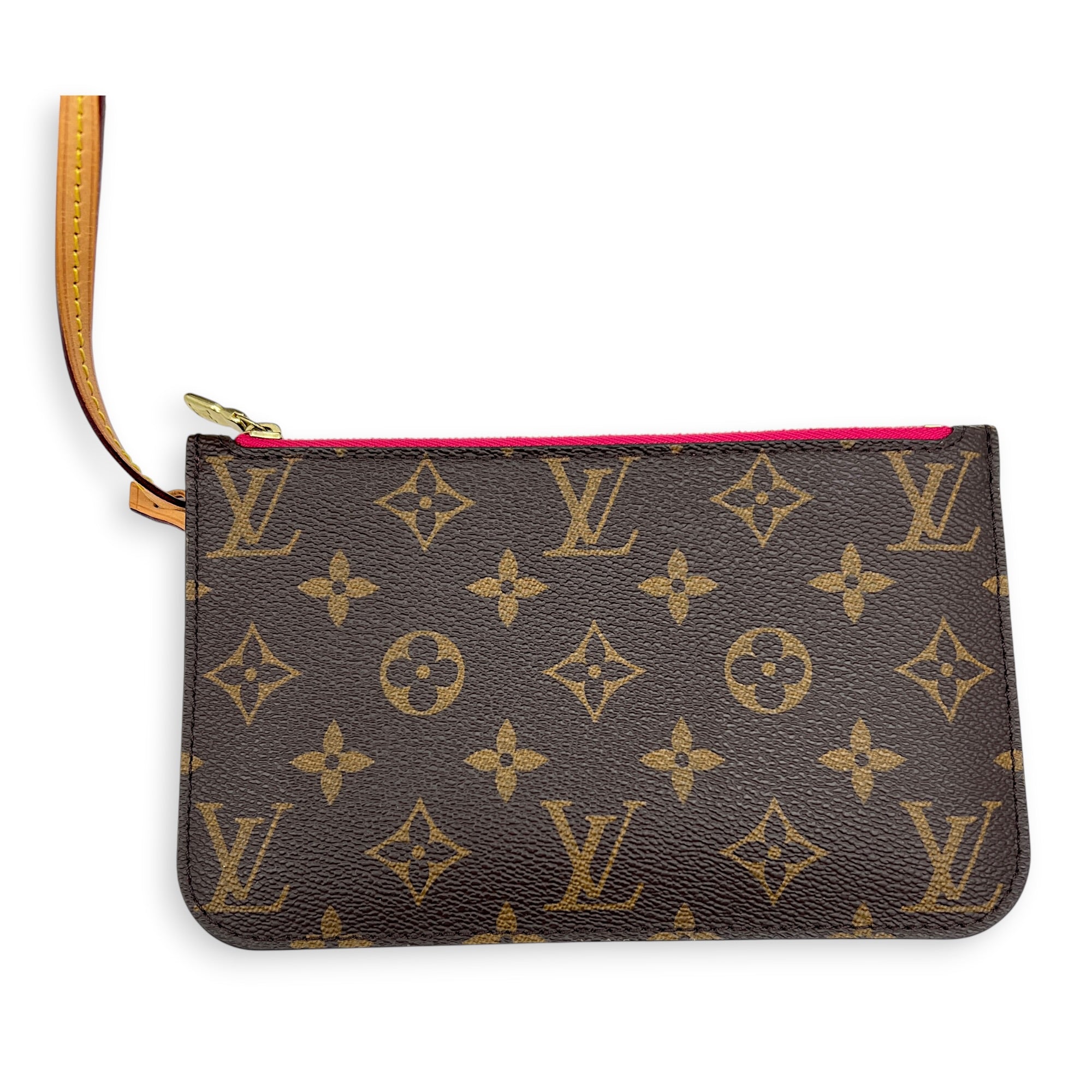 Neverfull Tote Bag PM Brown in Monogram Coated Canvas, Gold hardware