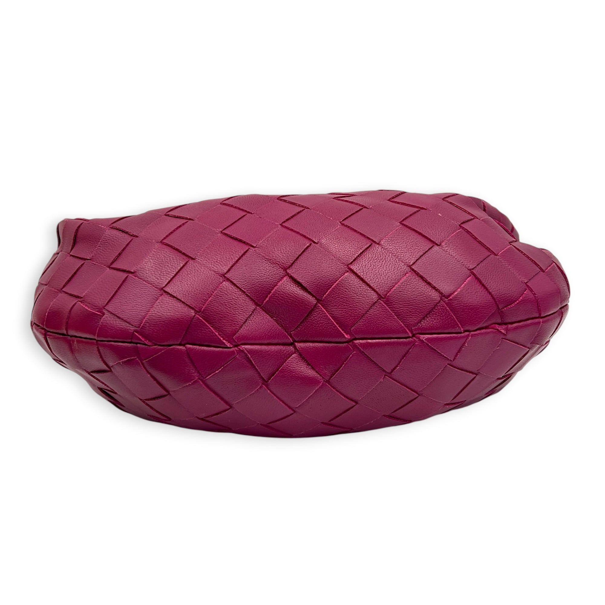 Jodie Top Handle Bag Mini Fuchsia in Nappa Leather, Gold hardware