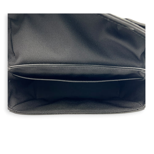 Soul Trunk Crossbody Bag Black in Coated Canvas, Monochrome hardware