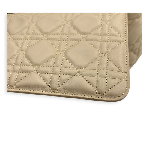 Toujours Top Handle Bag Small Beige in Lambskin, Gold hardware