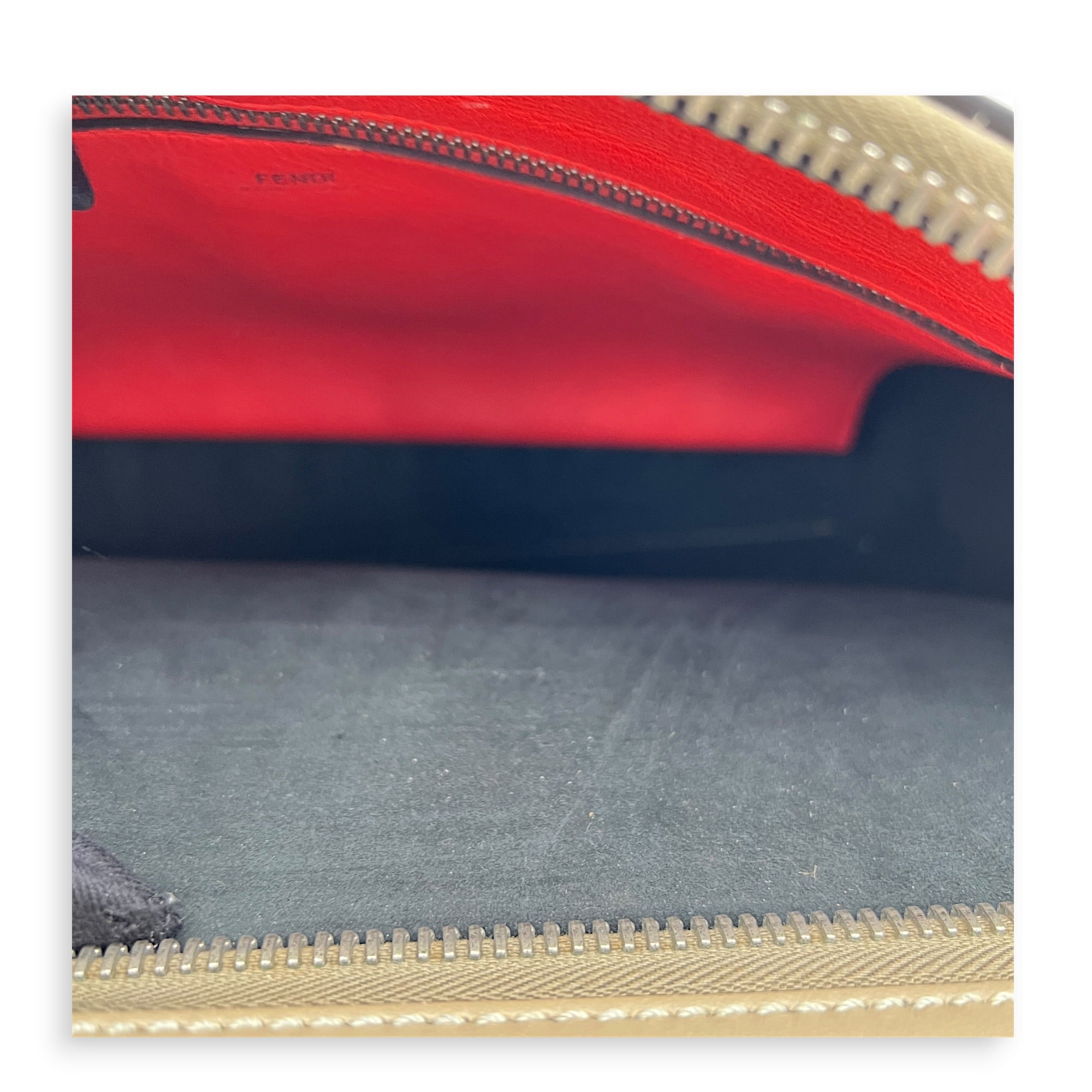 Dotcom Top Handle Bag Grey in Calfskin, Silver hardware