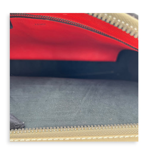 Dotcom Top Handle Bag Grey in Calfskin, Silver hardware