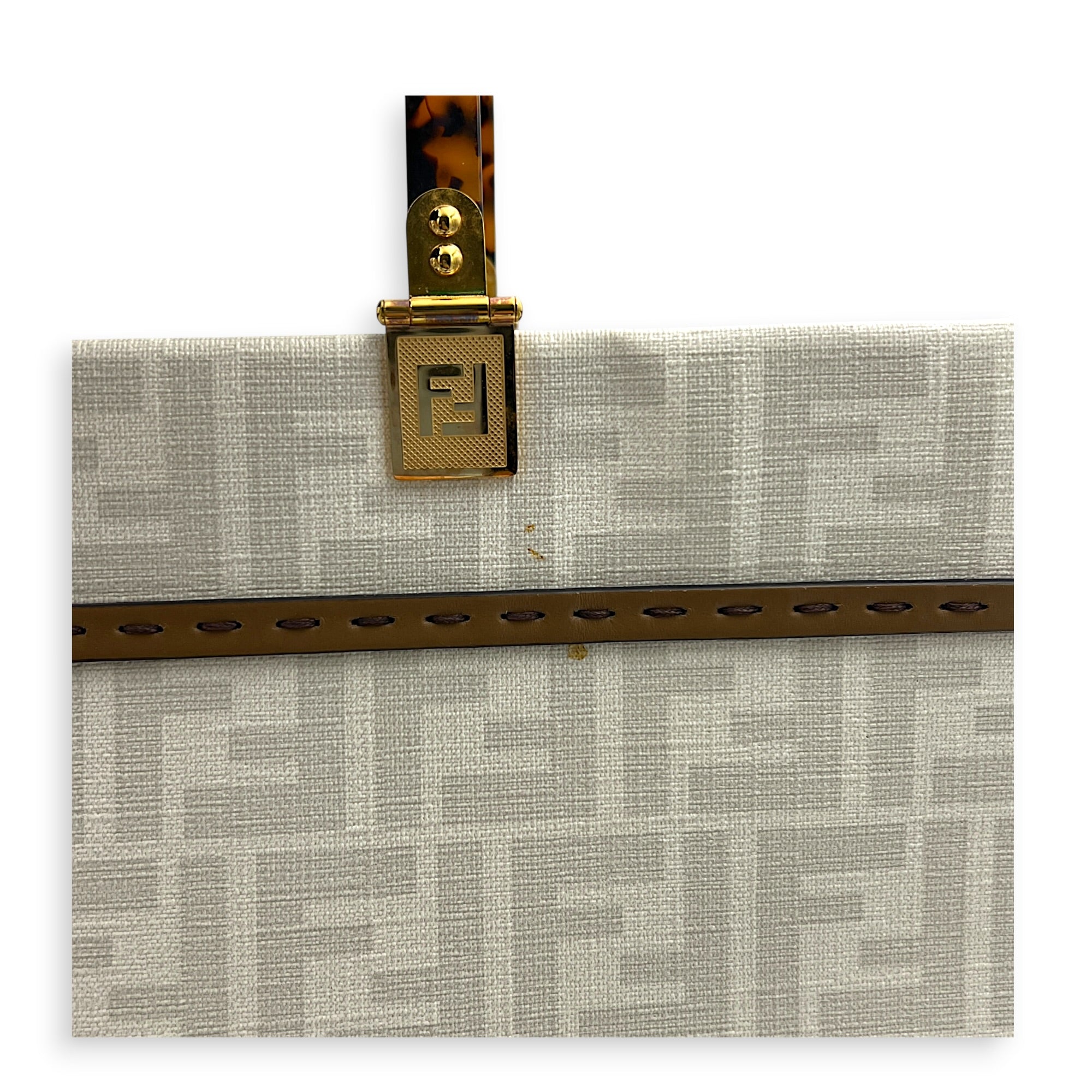 Sunshine x Antonio Lopez Tote Bag in Coated Canvas, Gold hardware