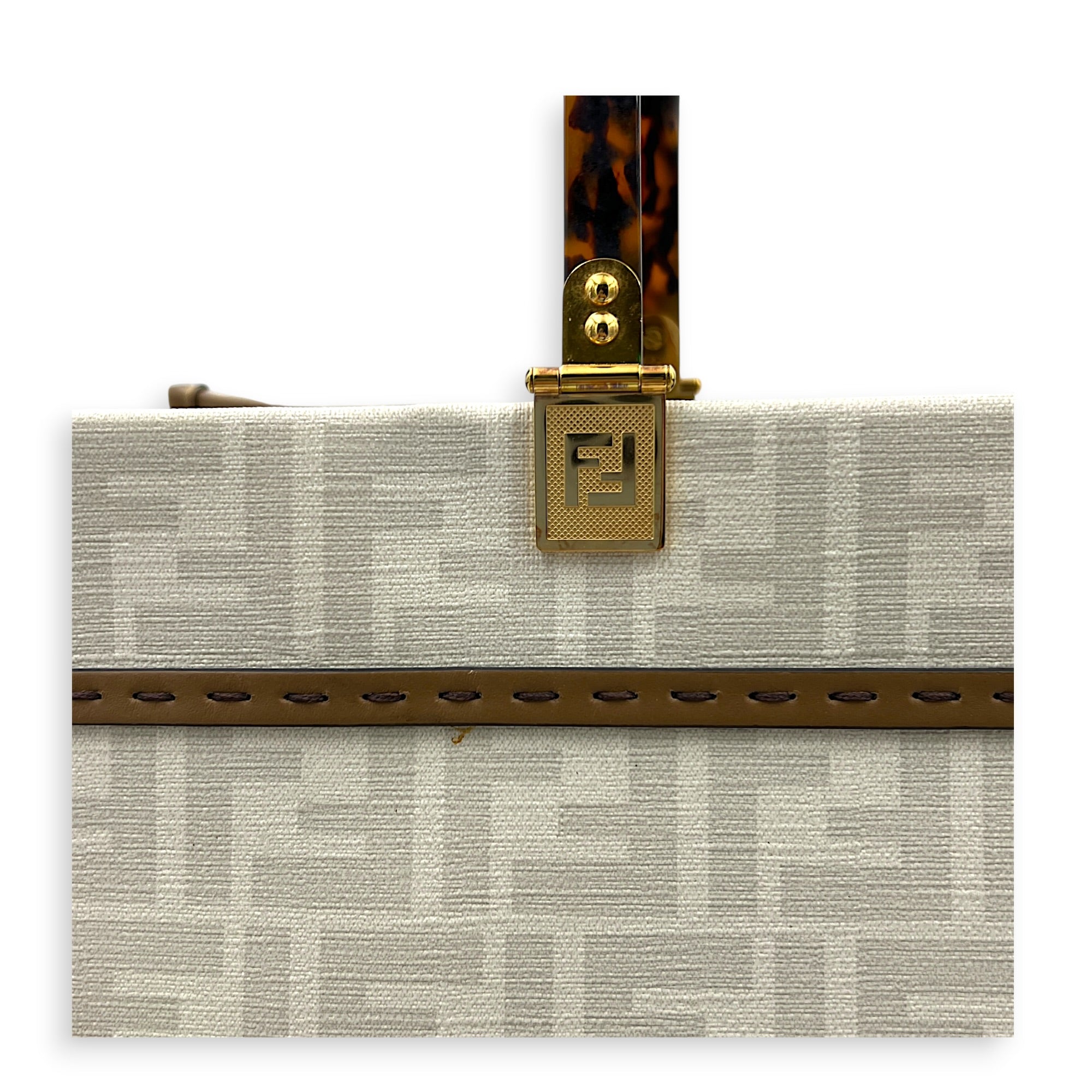 Sunshine x Antonio Lopez Tote Bag in Coated Canvas, Gold hardware